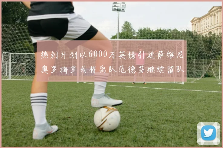 热刺计划以6000万英镑引进萨维尼奥罗梅罗或将离队范德芬继续留队